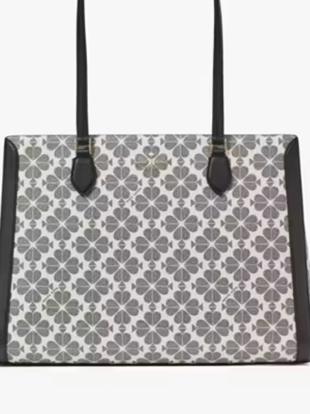Kate Spade floral east west large tote/laptop bag